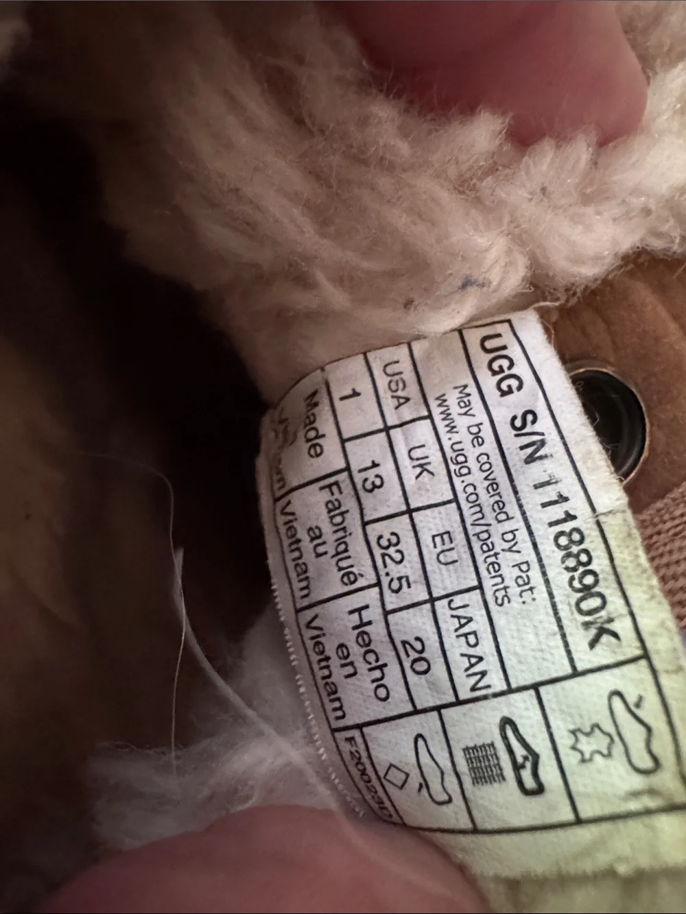 UGG soft shearling